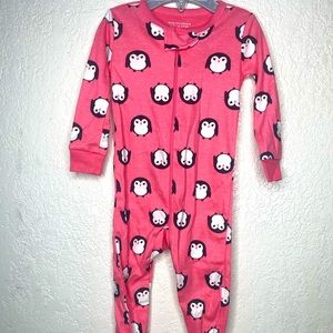 Children’s Place Penguin One piece pajamas